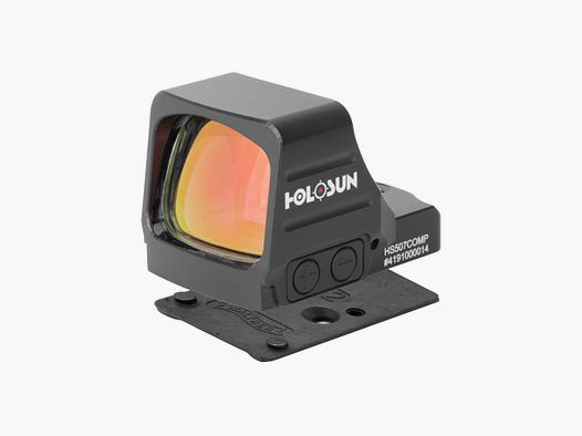 Holosun HS507COMP Offenes Reflex Rotpunktvisier + Adapterplatte für Walther PDP 2.0