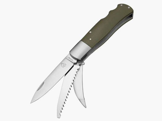 PUMA TEC Jagdtaschenmesser G10 green