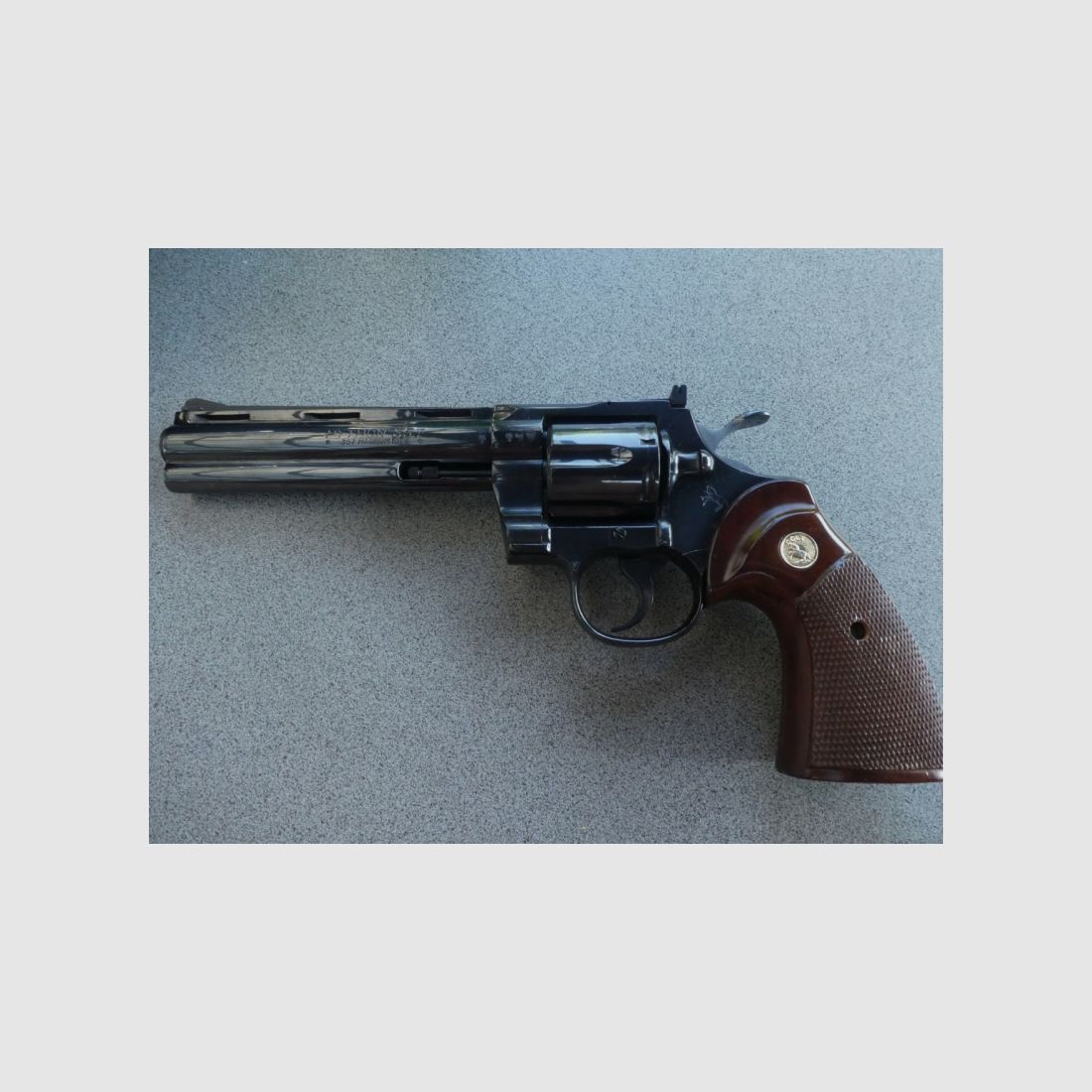 Revolver Colt PYTHON Baujahr 1978 .357 Magnum 6 Zoll Rarität, ungeschossen