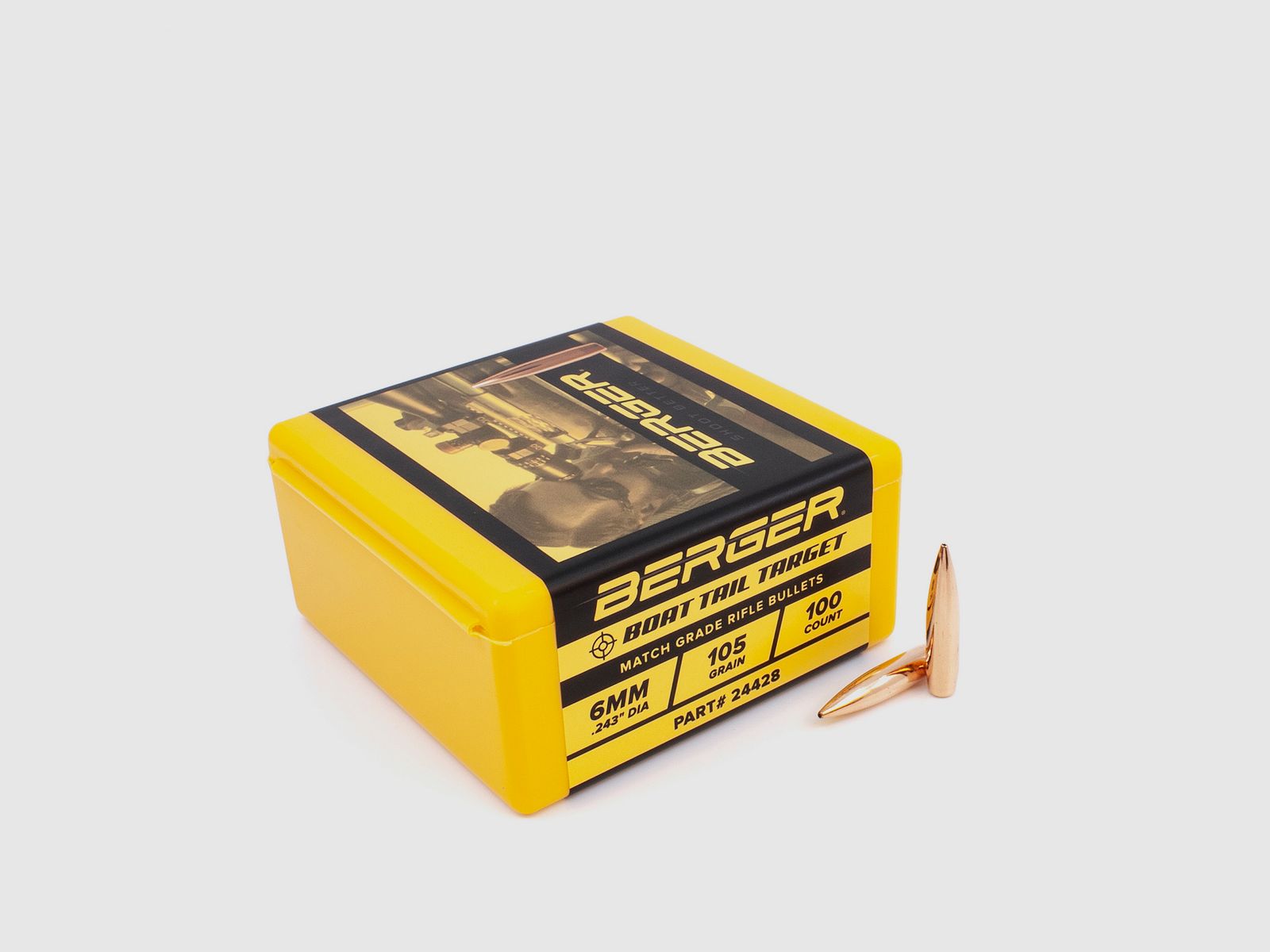 Berger Geschoss 6mm/.243 BT Target 105GR 100 Stück
