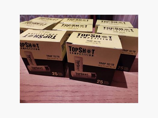 450 Patronen Bleischrot: TOPSHOT Competition 12/70 Trap 2,4 mm 24 g