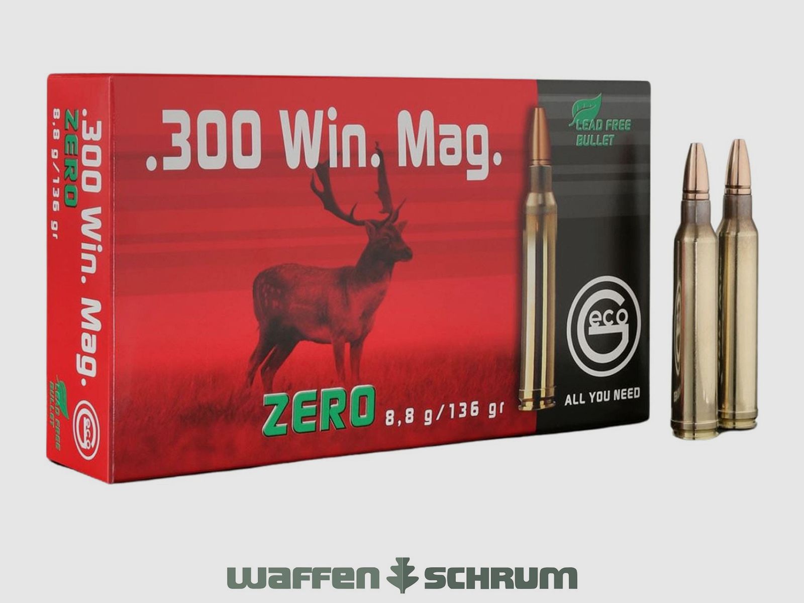 Geco Zero 8,8g - 136gr .300WinMag