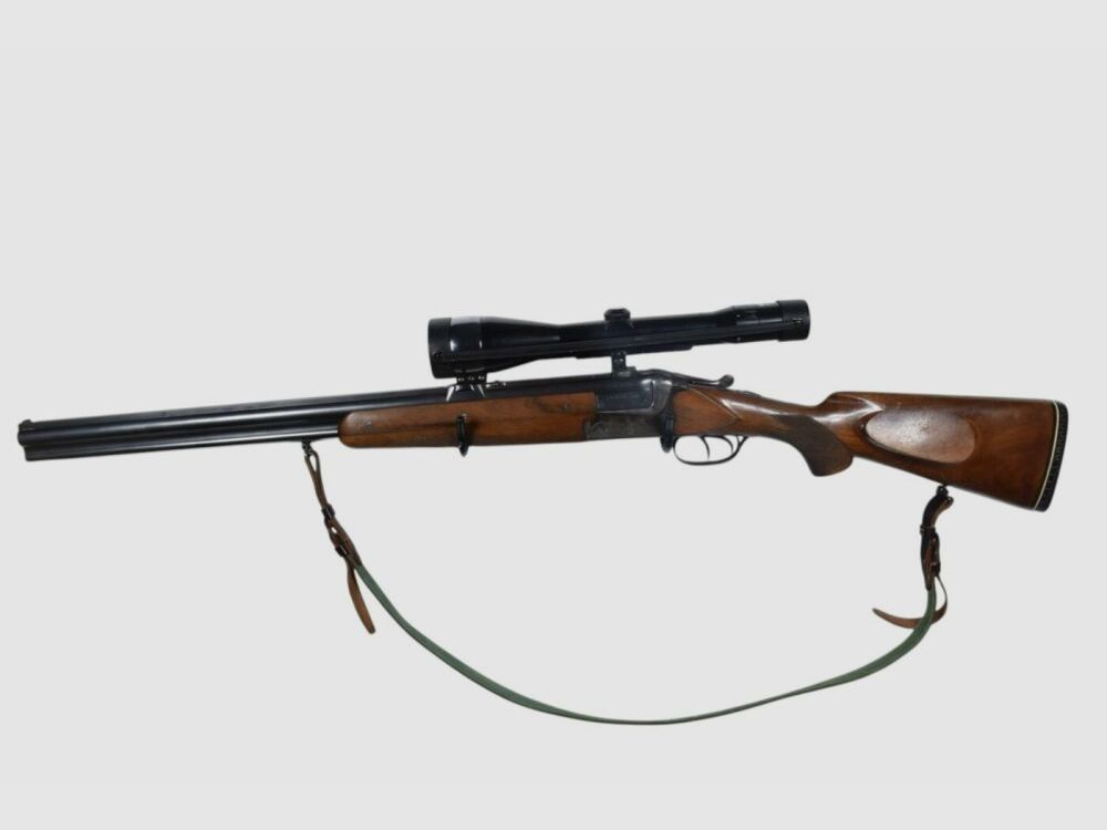 A.W. WOLF SUHL sans 7x65R,12/70 fusil double, image 1 sur 3