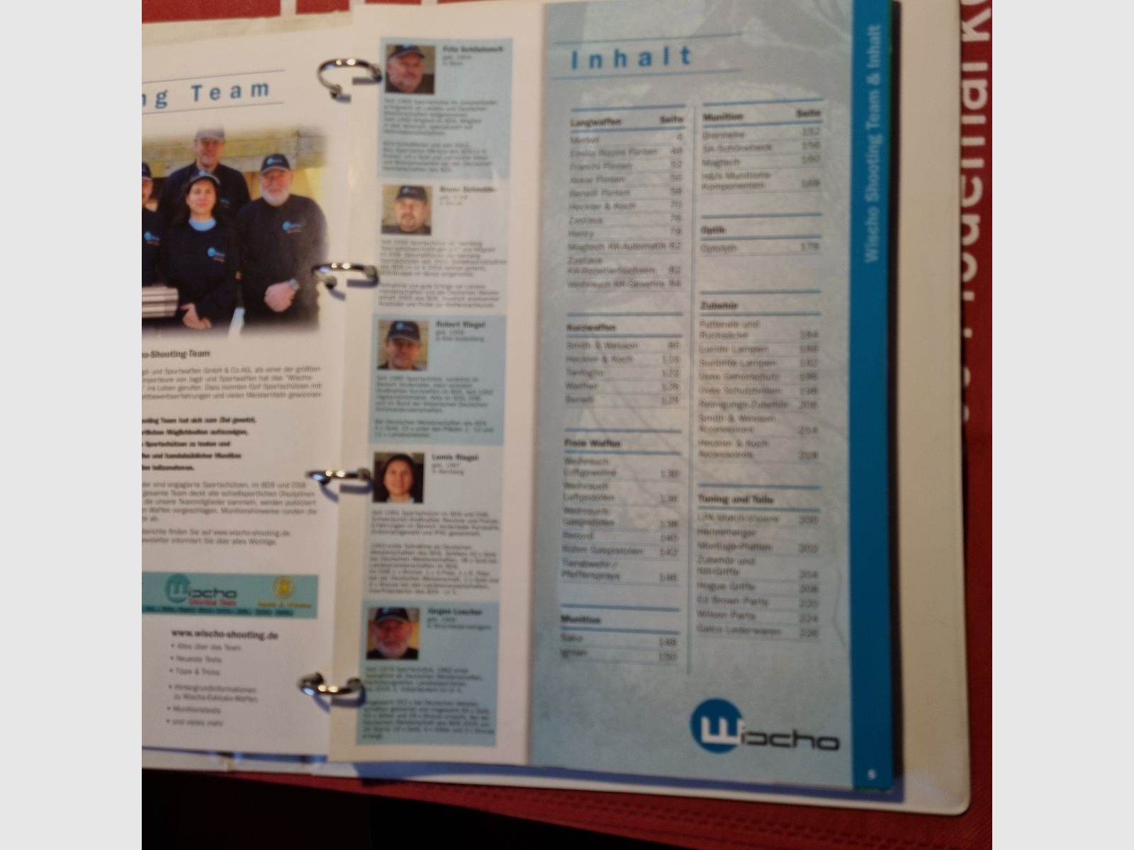 KATALOG  WISCHO - komplettes Programm. Jahr 2006/ 2007, Originalausgabe, Hochglanz,