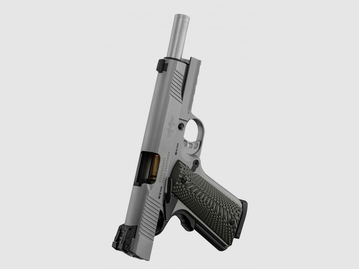 Selbstladepistole 1911 Messerschmitt Inox Kal.45ACP, Bild 3 von 3