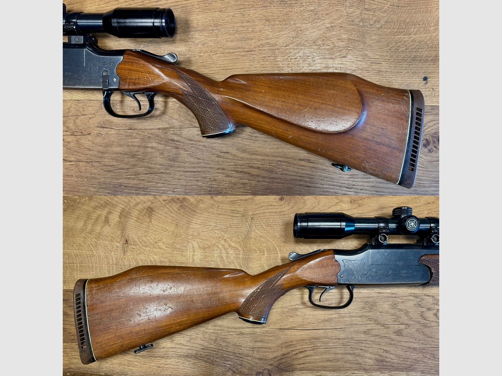 Escopeta Voere de dos con amartillado manual y visor