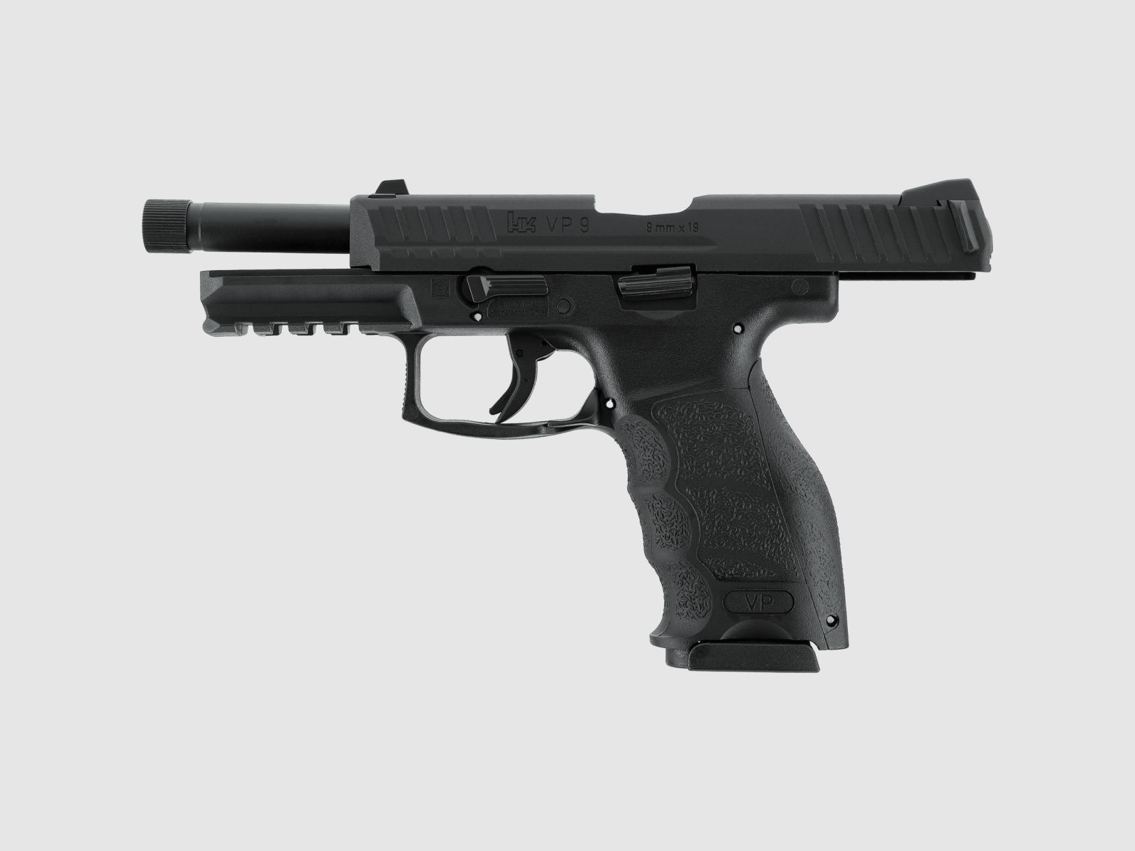H&K VP9 Versione Metallica Tattica GBB Airsoft Nera -F-