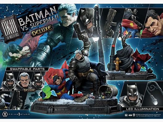 DC Comics Statue Batman Vs. Superman (The Dark Knight Returns) Deluxe Bonus Ver. 110 cm | 43018