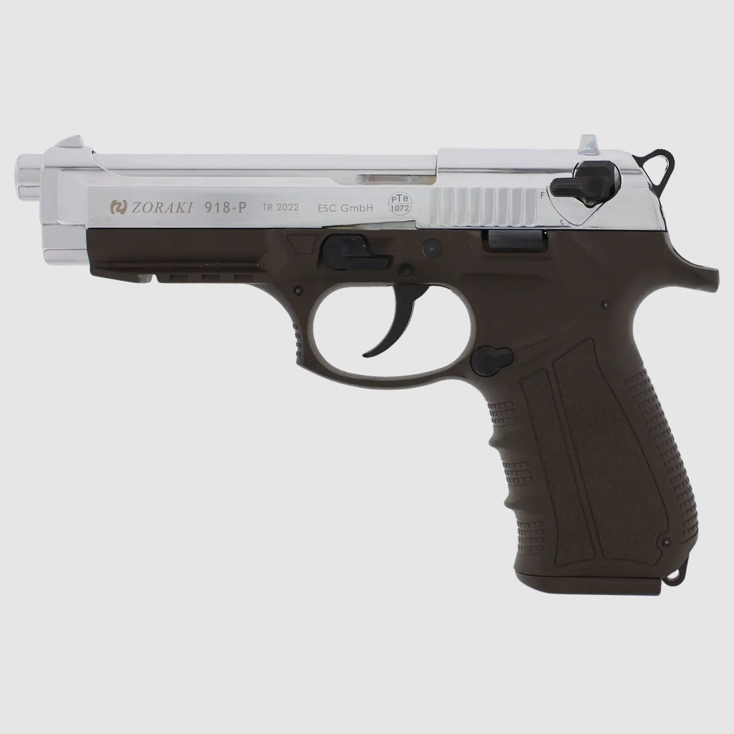 Zoraki 918 Schreckschusspistole 9mm ODG Chrom