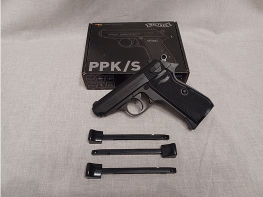 Walther PPK/S / 4,5 mm BB / BlowBack / CO2 / Pistole / OVP (12)
