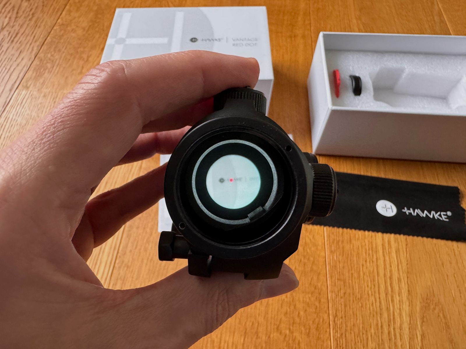 Hawke Vantage Red Dot 1x30 – 3 MOA – 9–11 mm Prismenschiene – OVP & Zubehör