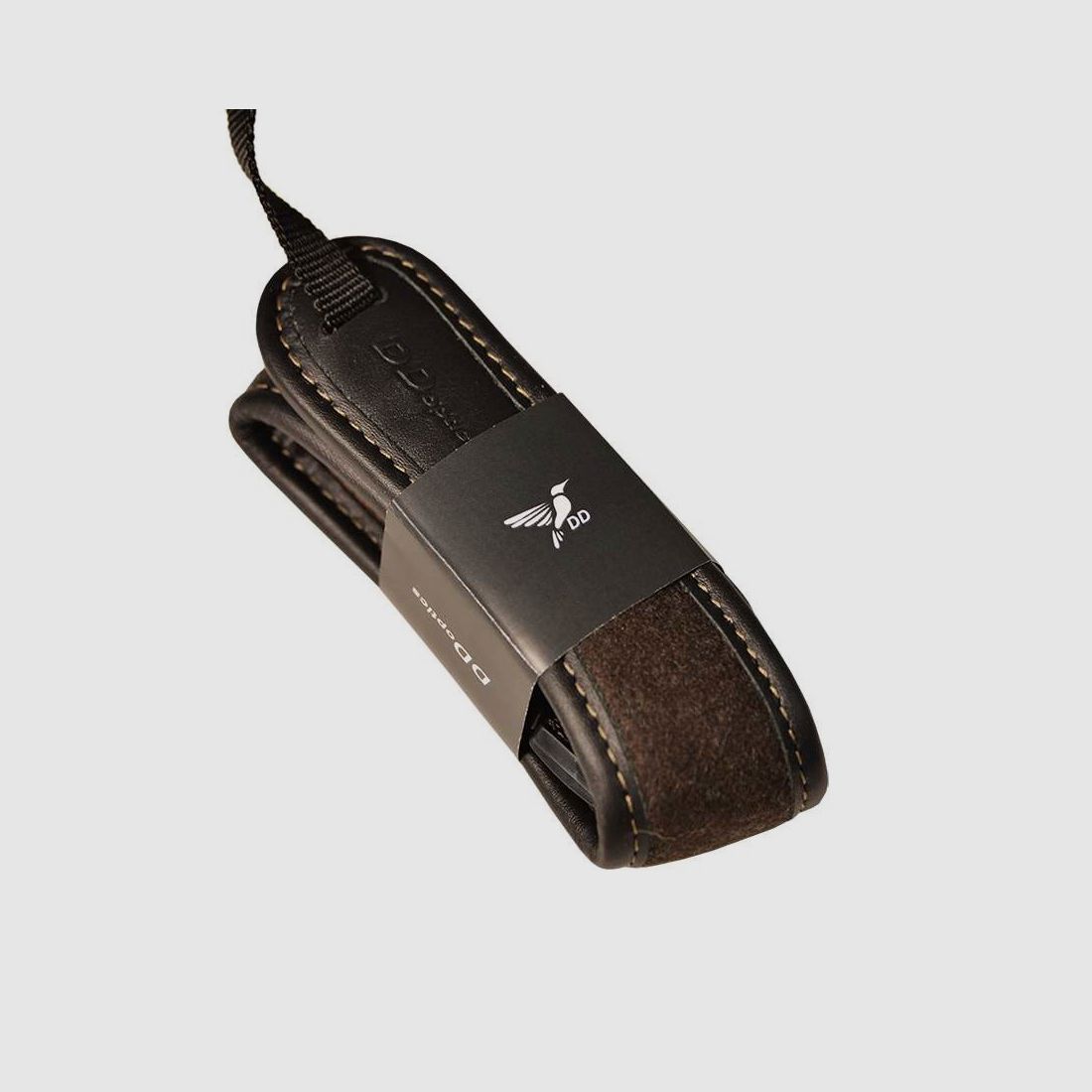 Niggeloh Fernglastrageriemen Leder Loden Schwarz DDoptics 141100002