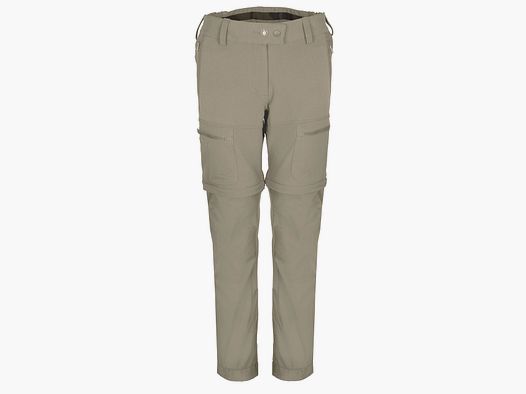 Pinewood Finnveden Hybrid Zip Off Trousers damesbroek l khaki