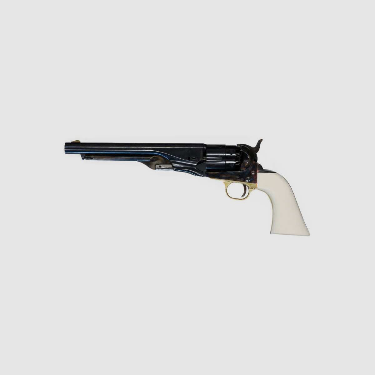 REPLIK 1860 ARMY STAHL IVORY KANNELE KAL. 44 PN