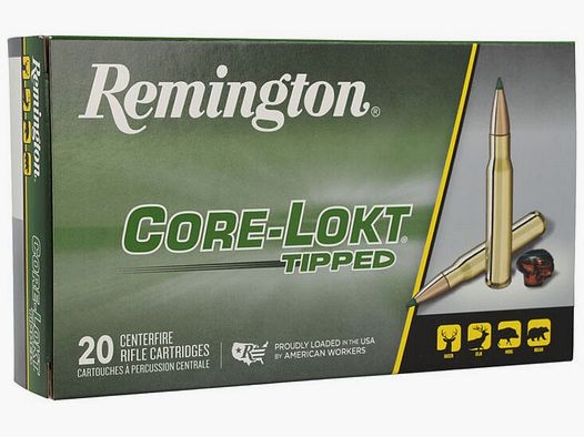 REMINGTON Core-Lokt Tipped rifle ammunition – .270 Win. – 130 gr