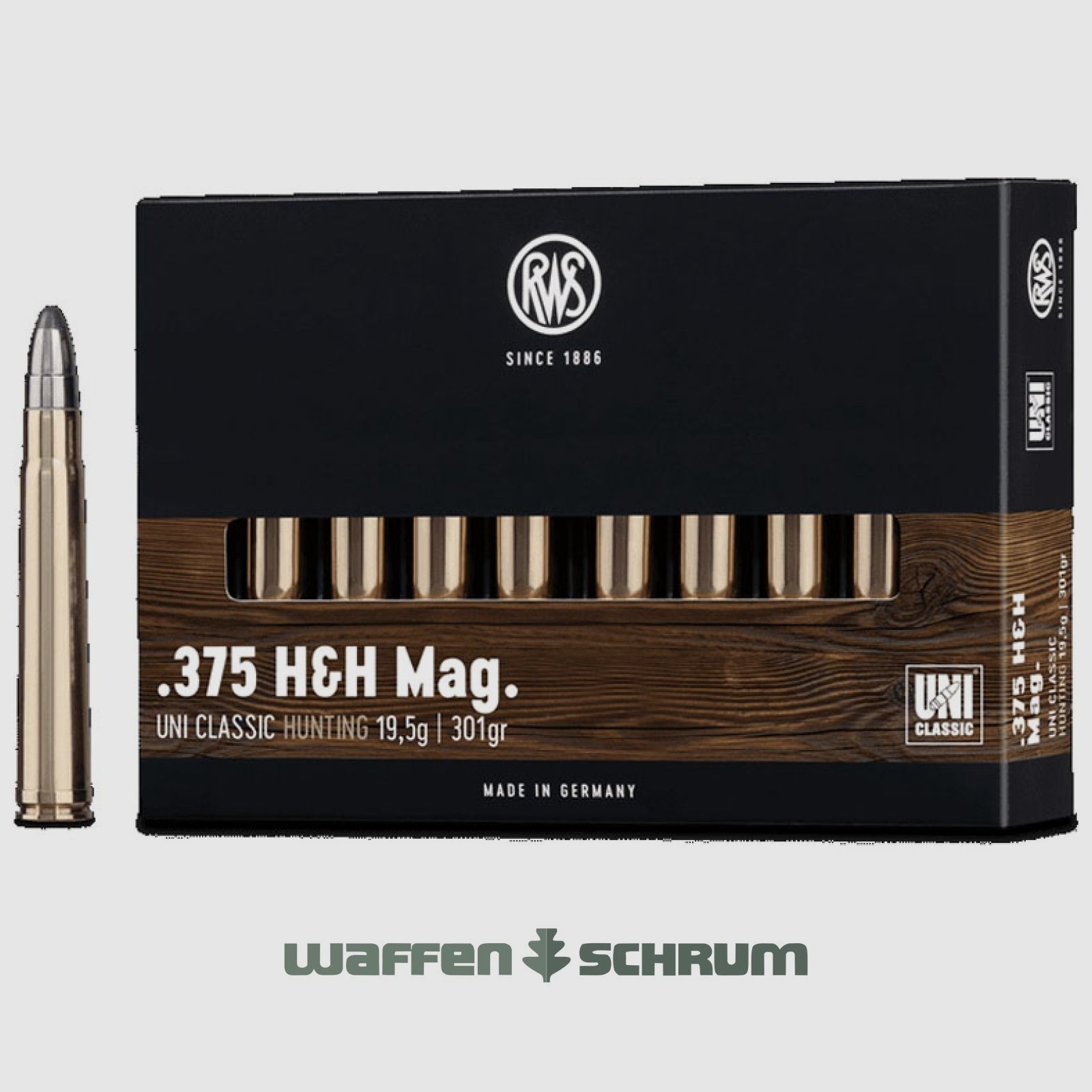 RWS UNI Classic 19,5g - 301gr .375H&H