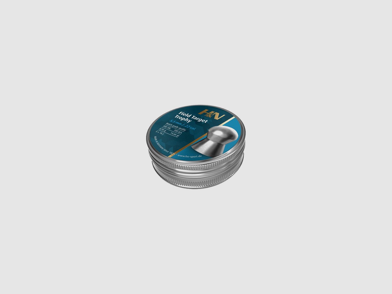Pallini cal. 5,53 H&N Field Target Trophy 500 pz, immagine 1 di 2