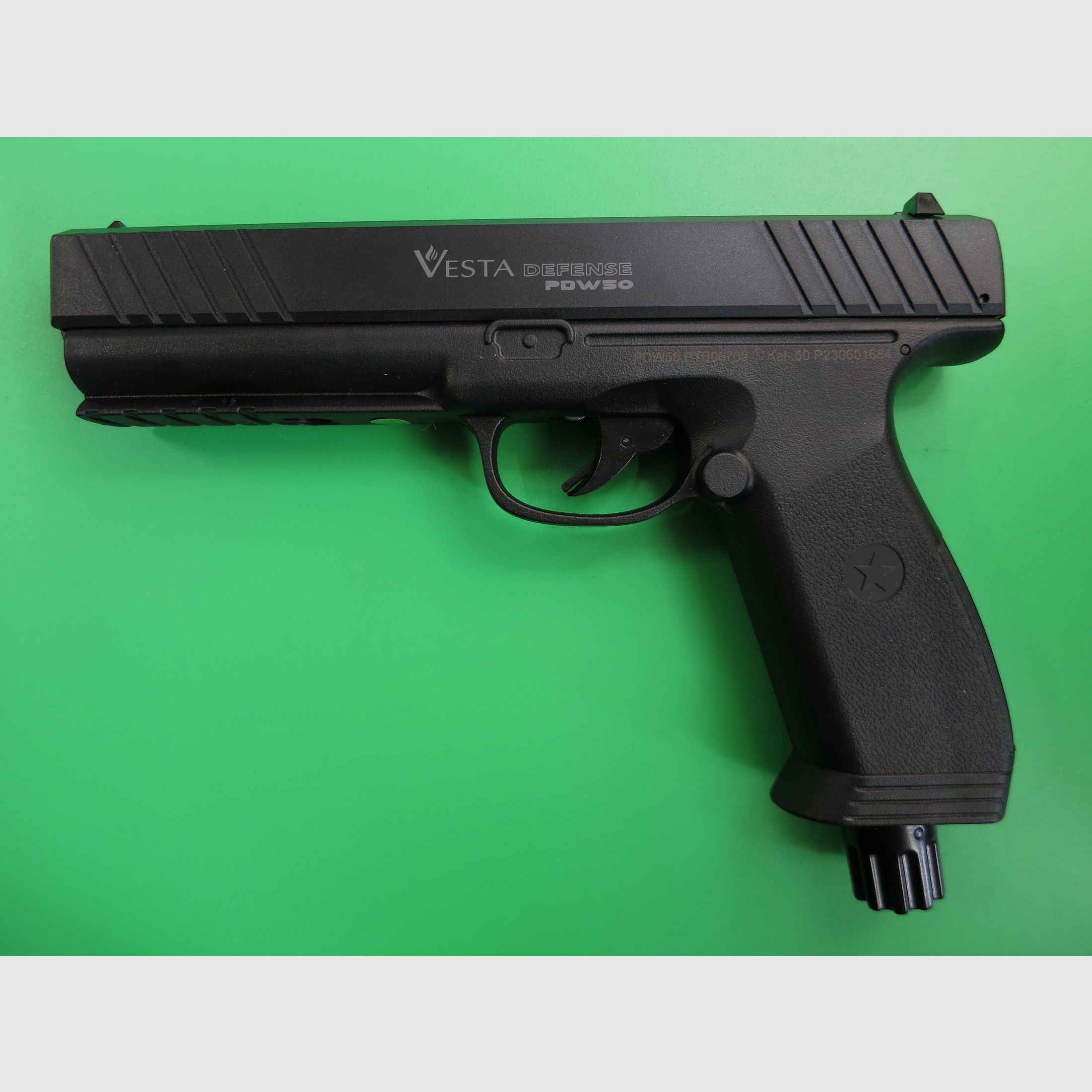 Home Defense Revolver, Vesta Defense CO2-Pistole, Defence PDW50, Kal .50 Defense Training Marker  #23