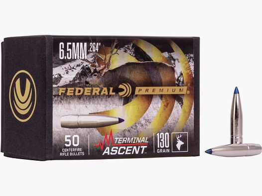 Federal Proiettile 6,5mm / .264 Terminal Ascent 135GR 50 pezzi #PB264TA1