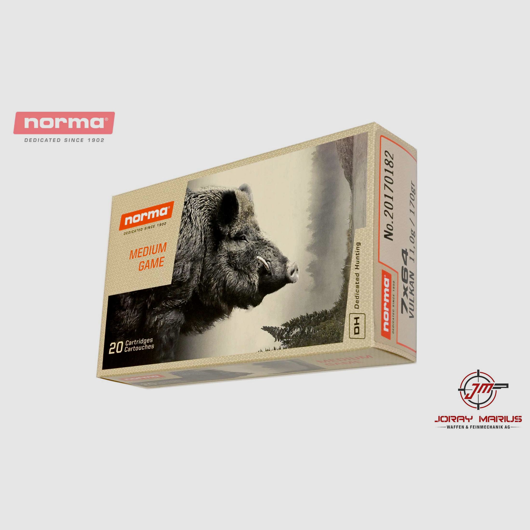 7x64 Norma 11.0g 170gr Vulkan
