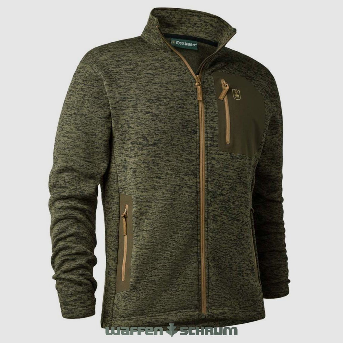 Kurtka polarowa Deerhunter Sarek Olive Night Melange