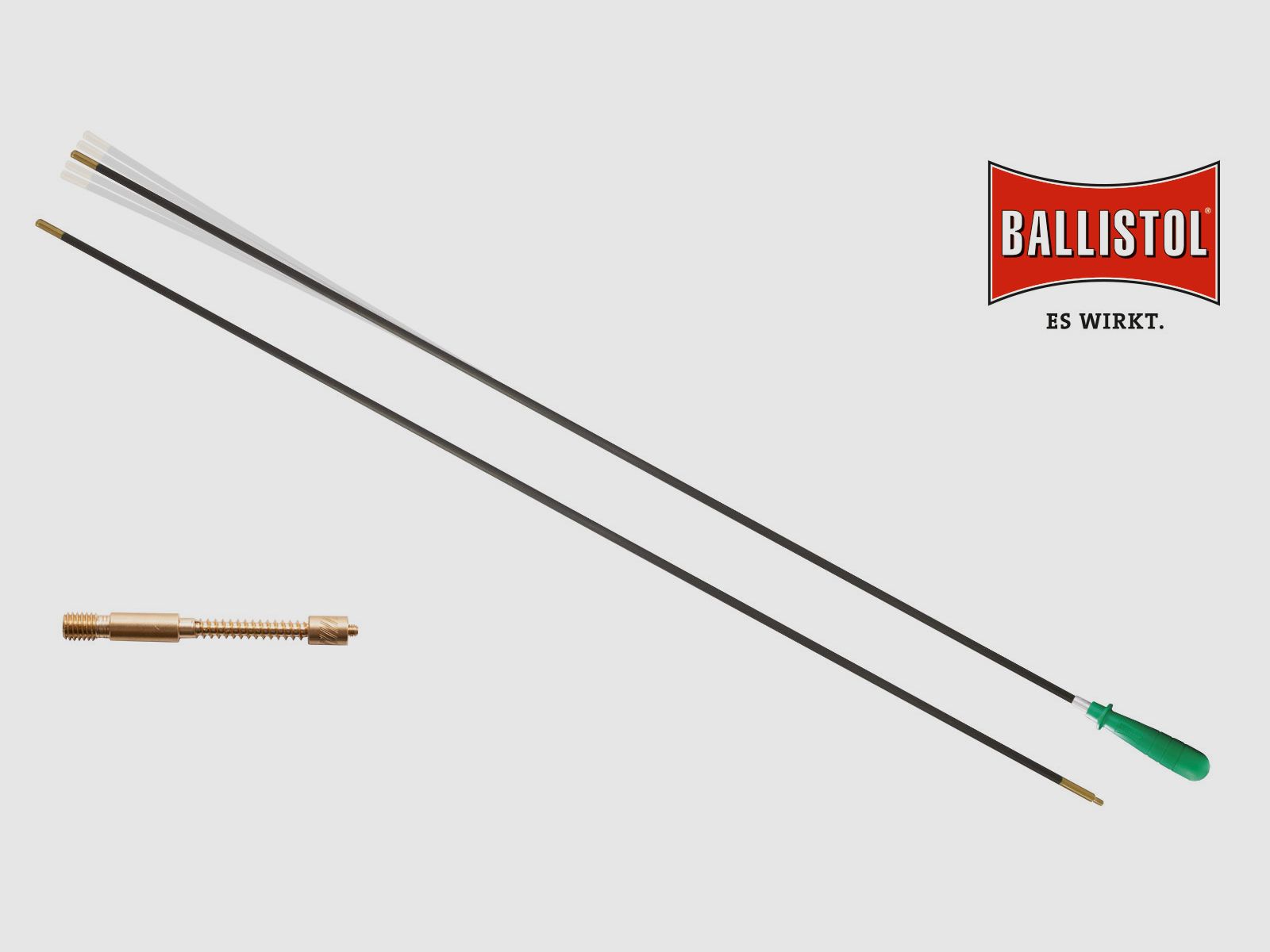 Ballistol Set Carbon-Putzstab lang