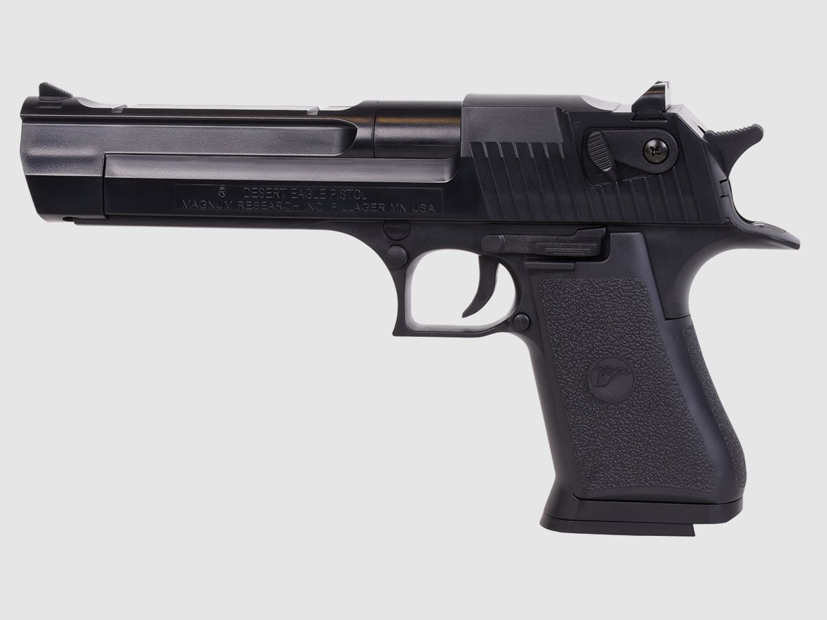 Desert Eagle .50AE Zwart 6mm - Airsoft Veerdruk < 0,5 Joule