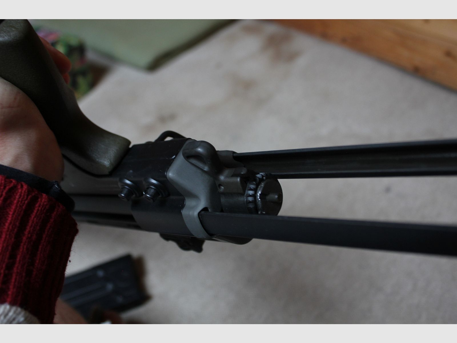 H&K Co2 G3 von Umarex / VFC Ausführung G3A4 mit Original G3 Griff, Ladehebel, Schubschaft und Trapez Handschutz  // GBB 6mm BB / Vega Force Company