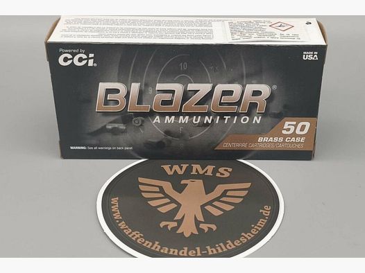 CCI Blazer Brass 9mm Luger 1000 Stück
