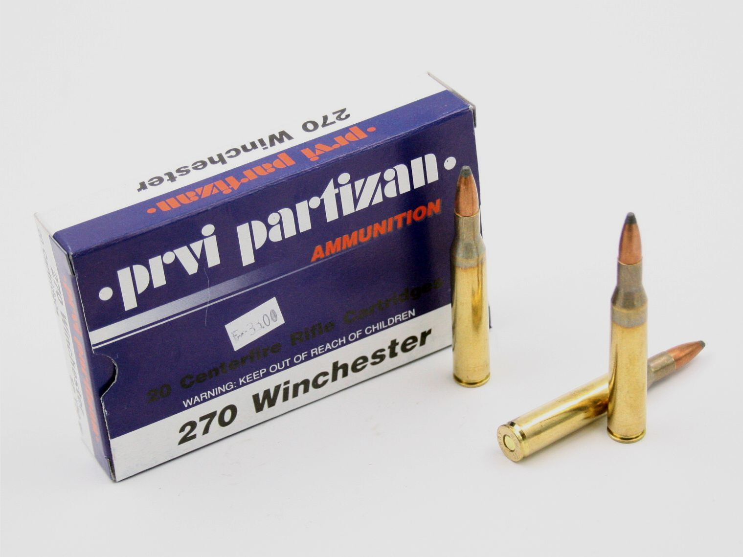 Prvi Partizan PPU, 270 Win, SP, 150 gr, 9,7 gr, 20 st.