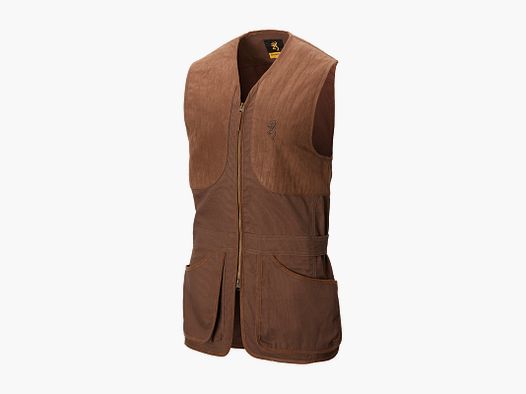 Elite shooting vest dark brown