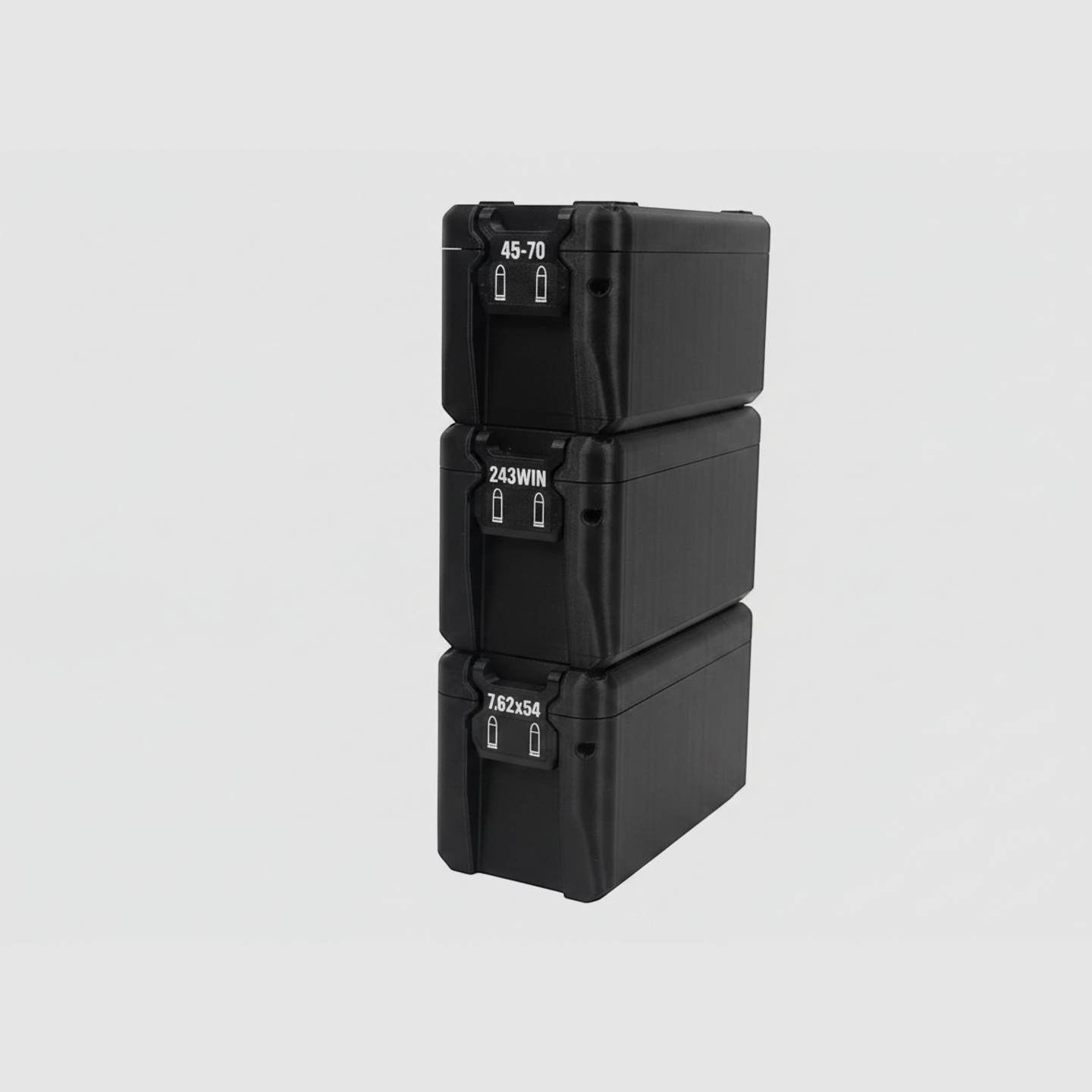 Filamelt Munitionsbox / 243 Winchester / 'Klapp- / Rastdeckel' / Patronenbox, Ammo Box