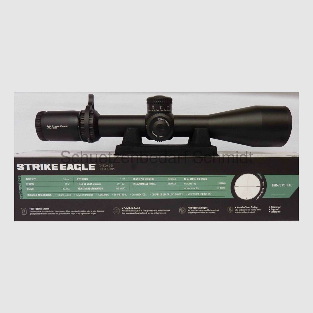 Vortex Strike Eagle 5-25x56 EBR 7-C MRAD