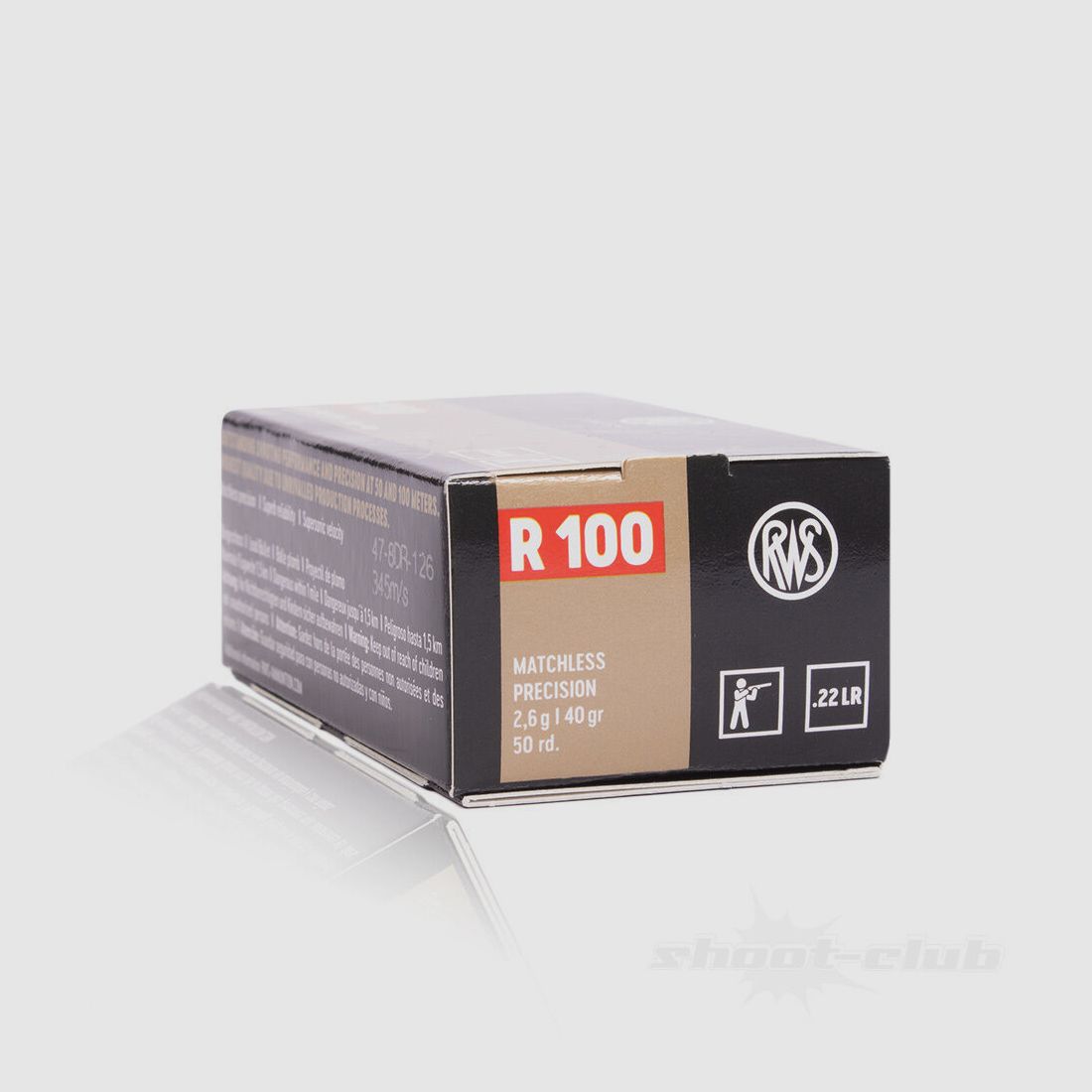 RWS R100 LRN 40grs 50St .22lr