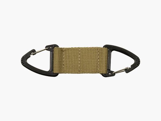 MFH Universalhalter doppelt Karabiner - Coyote Tan