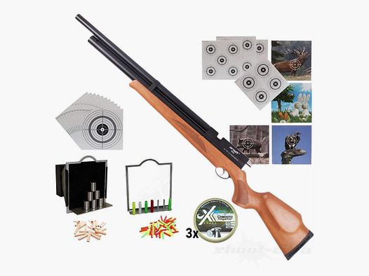 Airmax M22 PCP-geweer 4,5 mm diabolos met super-targetset