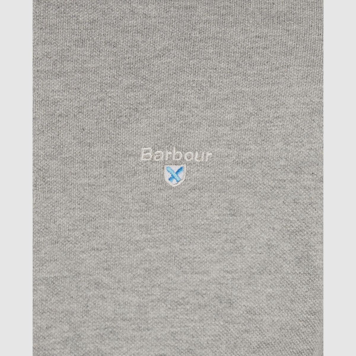 BARBOUR Poloshirt Tartan Pique Grey Marl