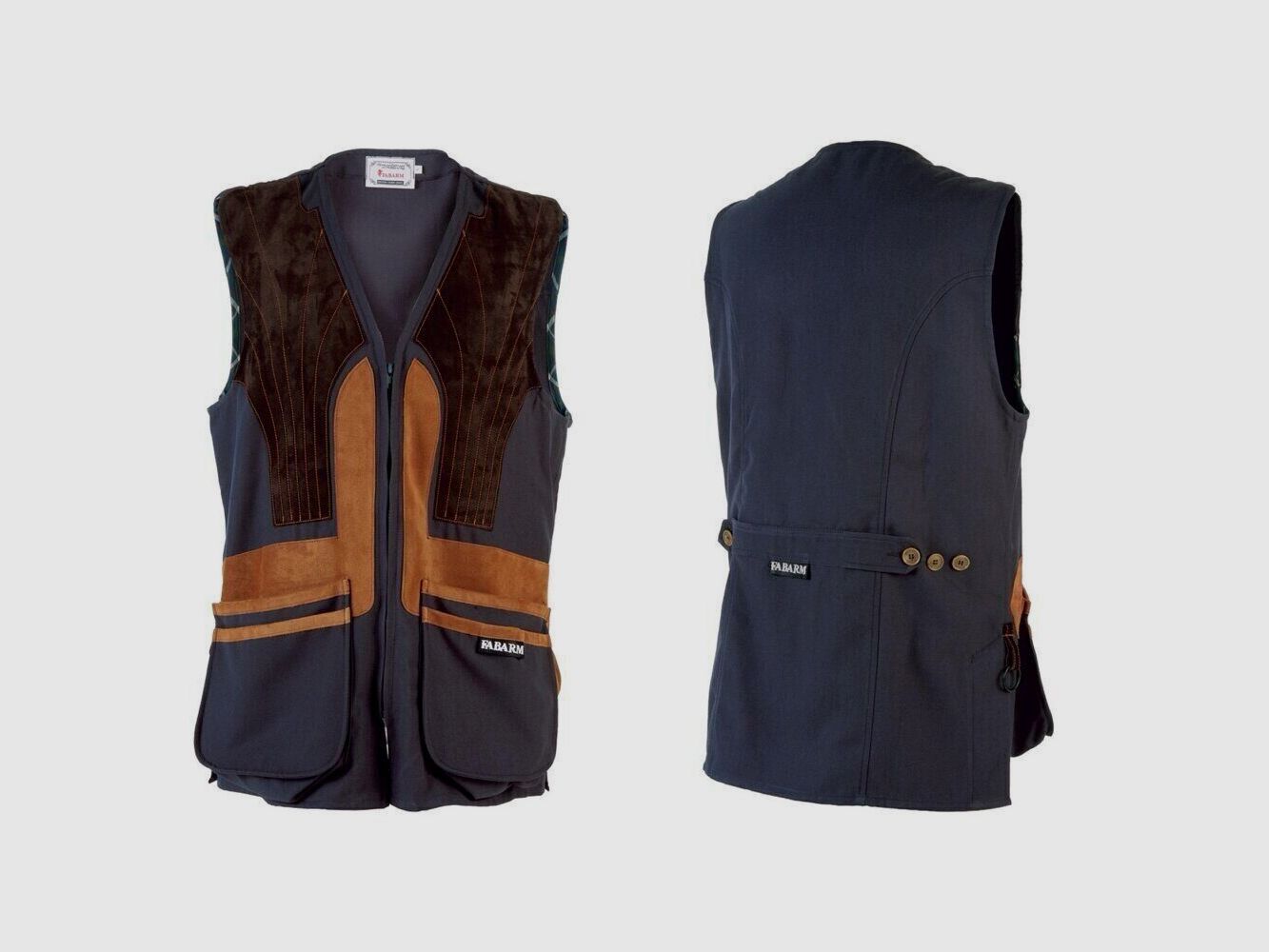 Schießweste Fabarm Superlative Winter blau – Ambidextrous