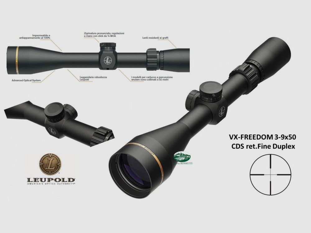 LEUPOLD VX-FREEDOM 3-9x50 CDS ret.Fine Duplex 180613