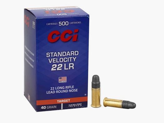 CCI 192737 .22 lfb. Standard Velocity 2,6g 40grs.