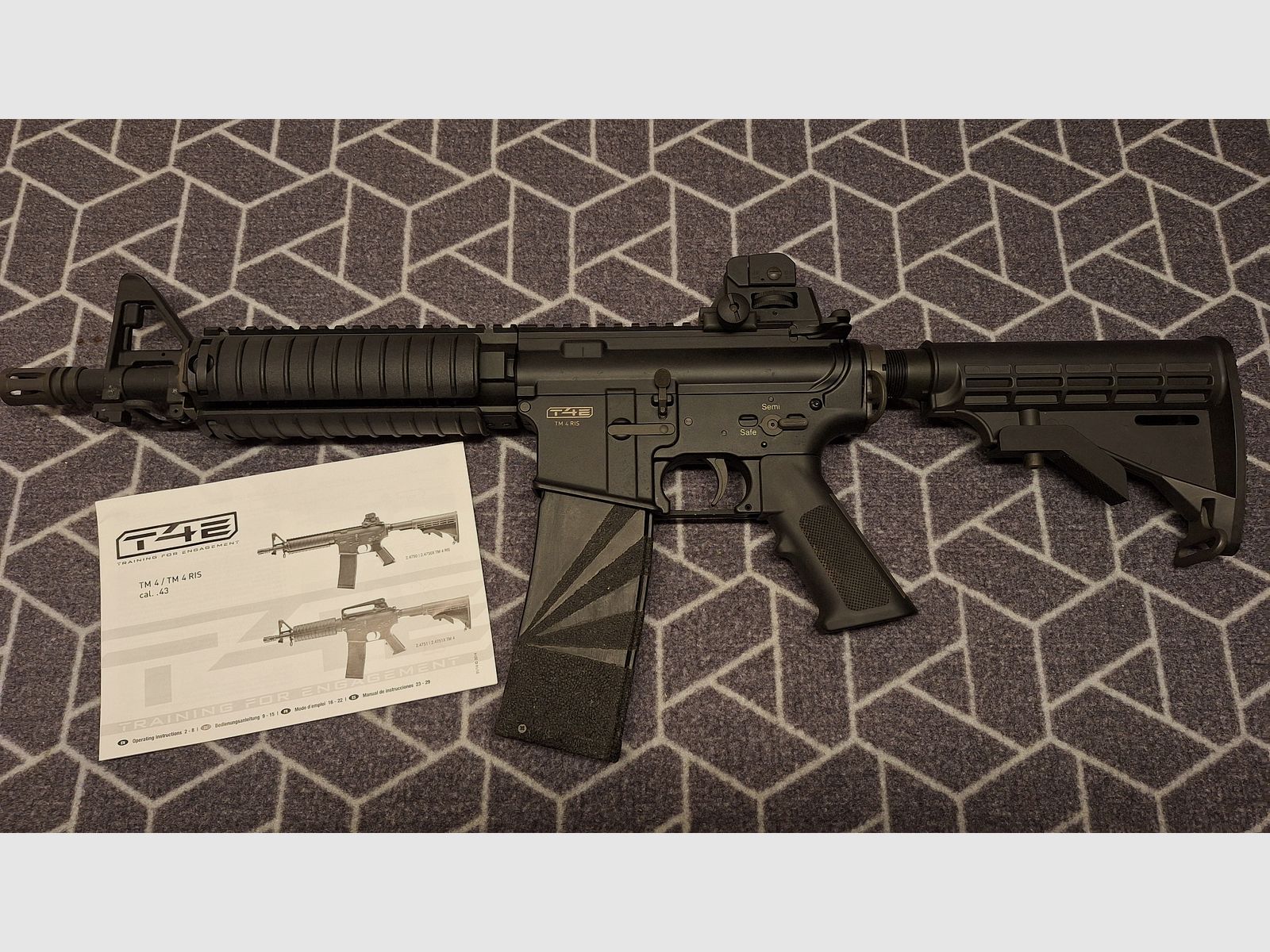 Umarex T4E TM4 RIS CO2 assault rifle .43
