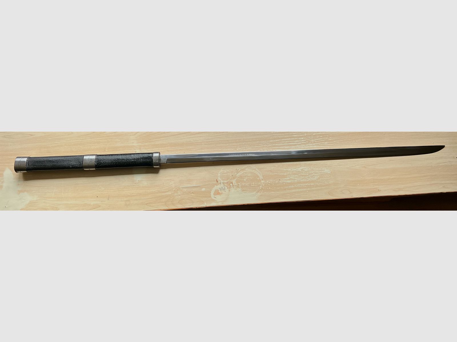 Last Legend Blind Warrior II Katana Bastone Gehstock Spada Full-Tang 1060 acciaio rarità - EXTREMAMENTE rara RARITÀ (non Hanwei / Paul Chen Cold Steel Tozando Nosyudo Minosaka Kaneie Yoshindo Yoshihara), immagine 1 di 5