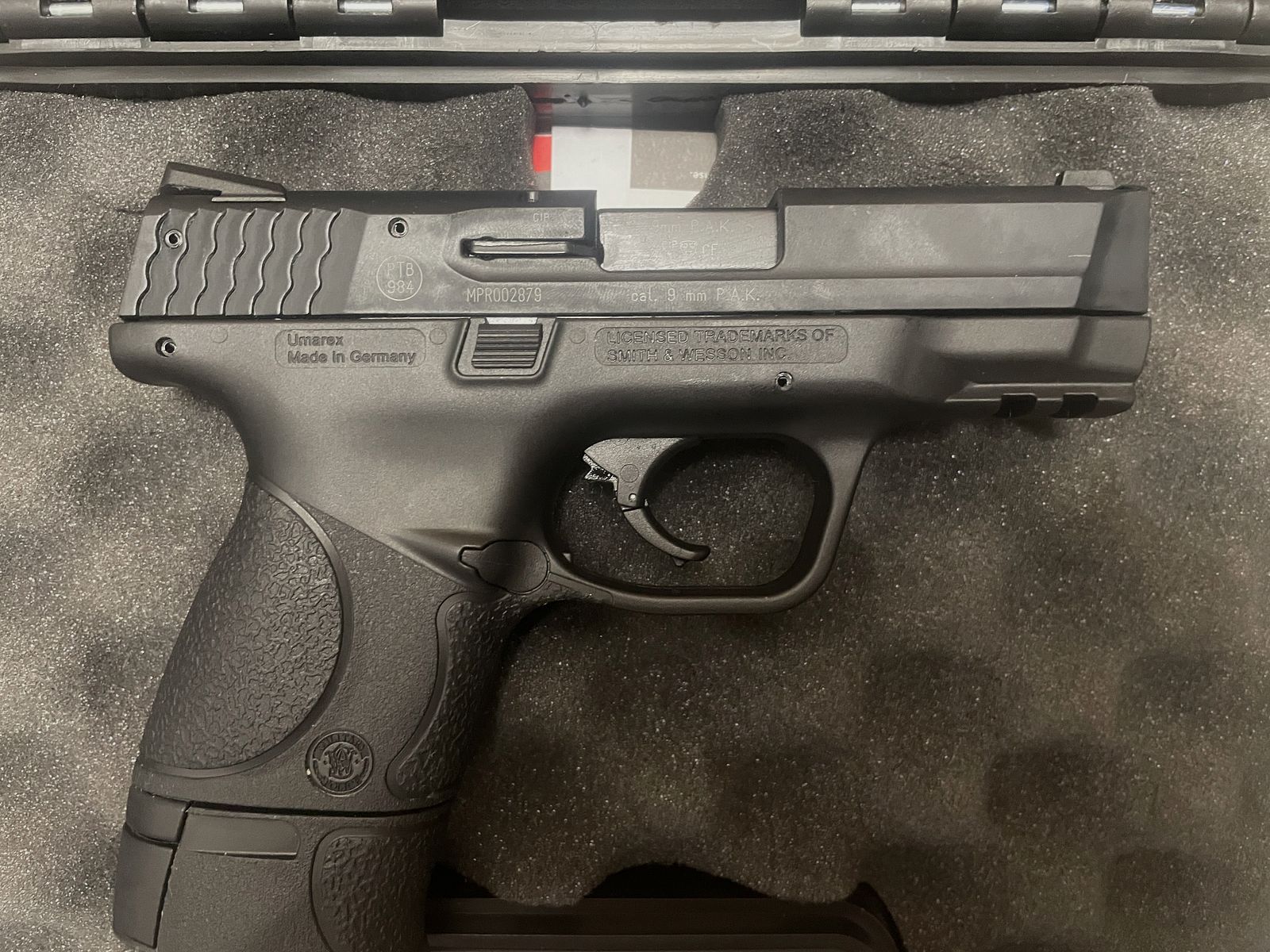 Umarex Smith & Wesson M&P9c 9 mm P.A.K. – complete & unfired
