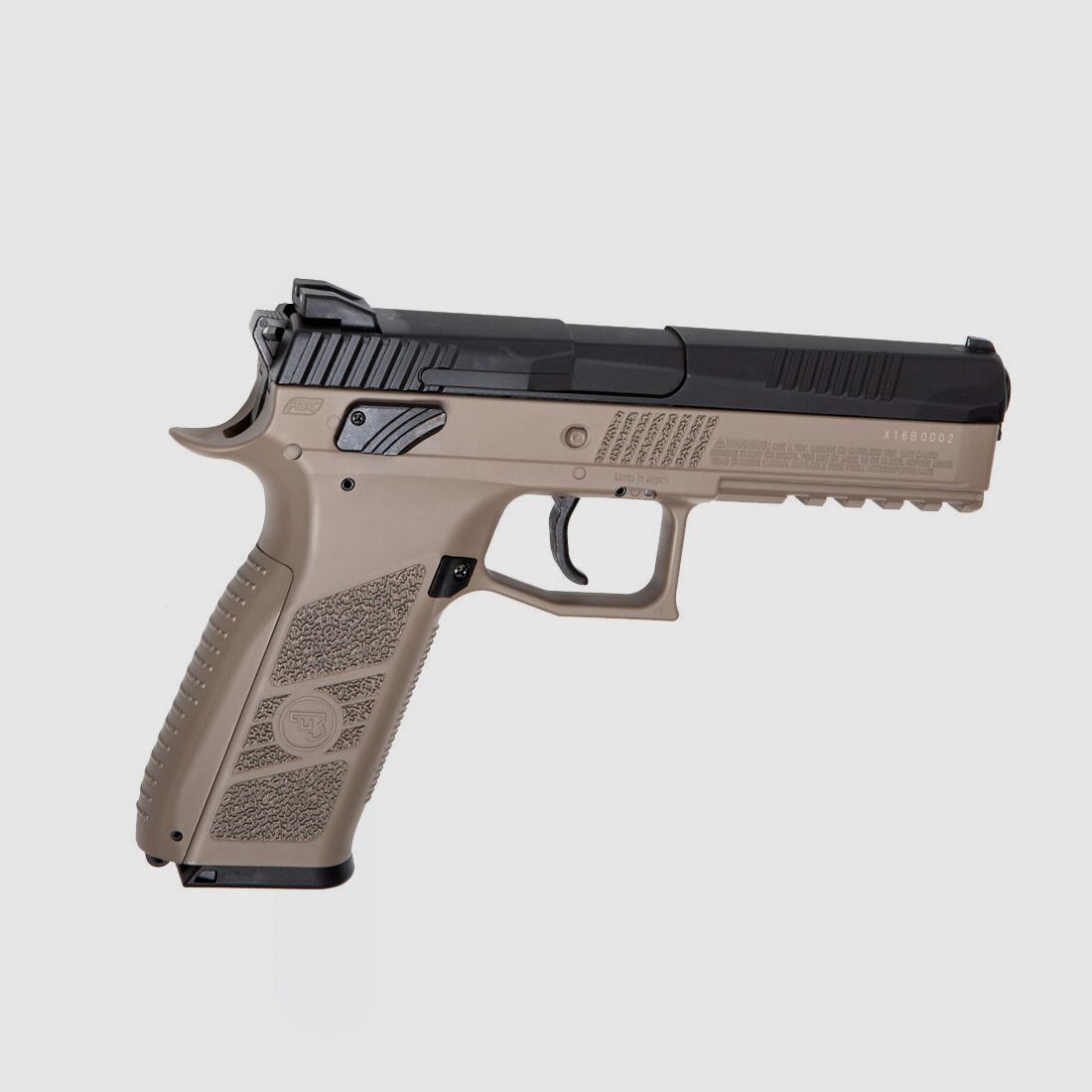 CZ CZ P-09 Co2 Pistole Blowback 4,5mm Diabolo Dual Tone FDE