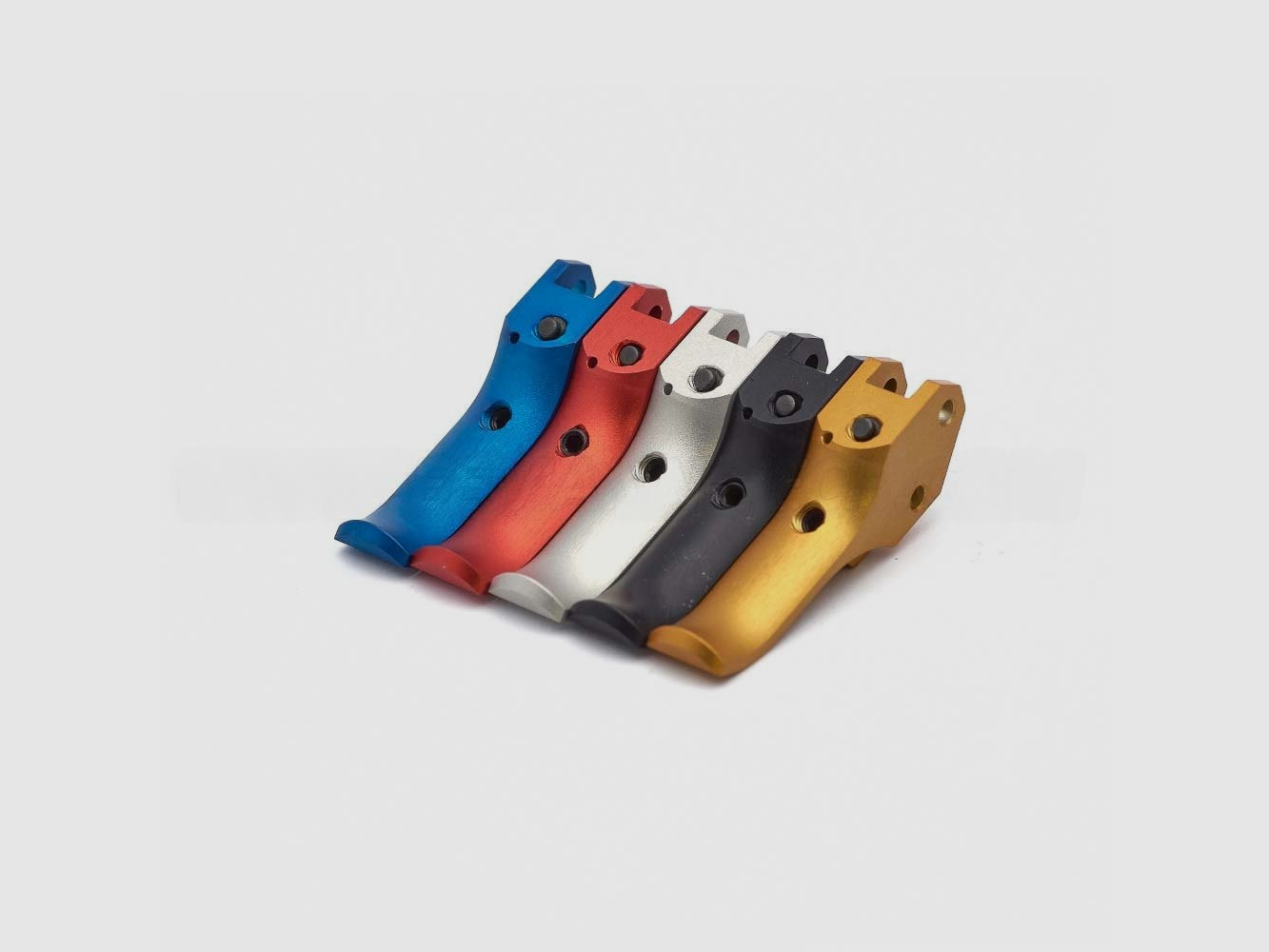 Eemann Tech Grilletto SA per CZ 75, dita extra lunghe/spostate in avanti, colore: blu, tipo: liscio, immagine 2 di 3