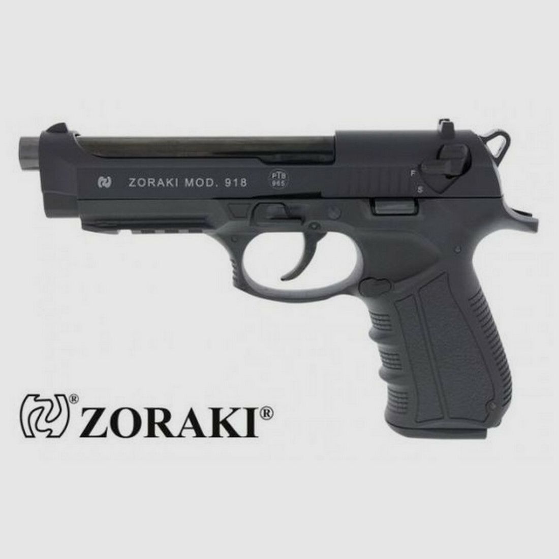 Zoraki 918 Schwarz 9mmP.A.K.