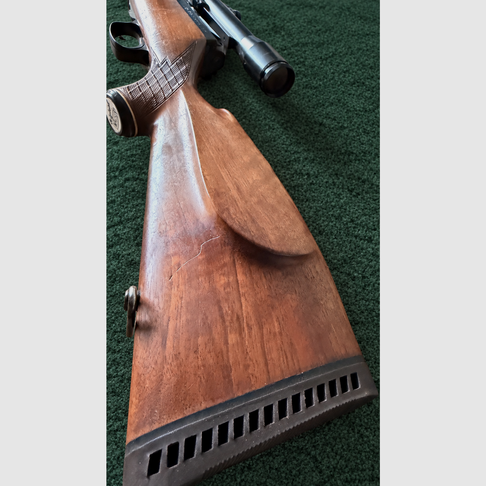 Mauser Modell 66 bolt-action rifle .375 H&H Magnum with Schmidt & Bender 6×42 scope, zdjęcie 5 z 11