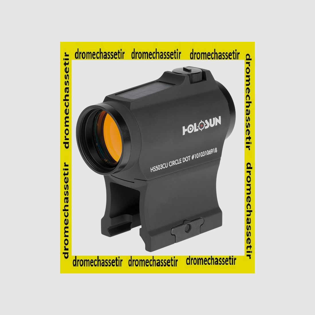 Kompaktes Rotpunktvisier Holosun HS503CU, Kreispunkt mit Picatinny-Montage, Solarpanel, Bild 1 von 4