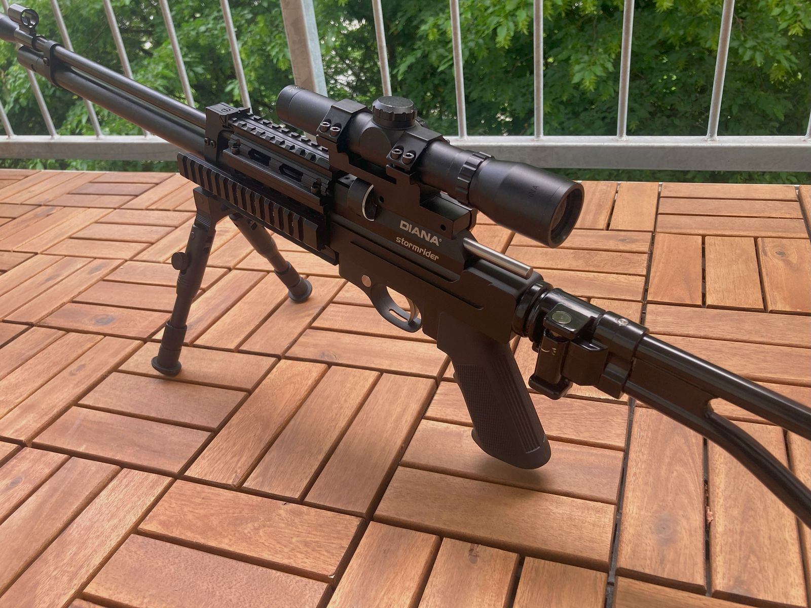 Diana Stormrider Luftgewehr Kaliber 4,5mm neuwertiger Umbau AR15 Stil