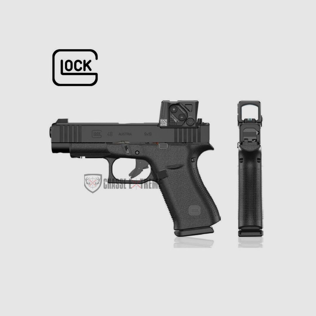 Pistolet GLOCK 48 A-Cut COA Combo Cal 9x19 mm